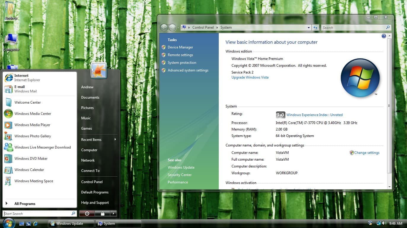WINDOWS VISTA